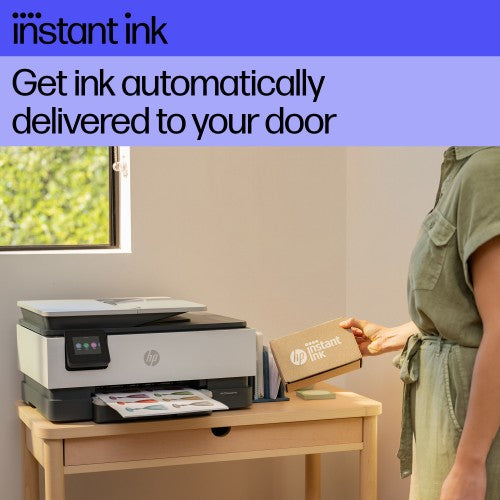 HP OfficeJet Pro 8132e Wireless All-in-One Color Printer, Instant Ink; Two-sided printing