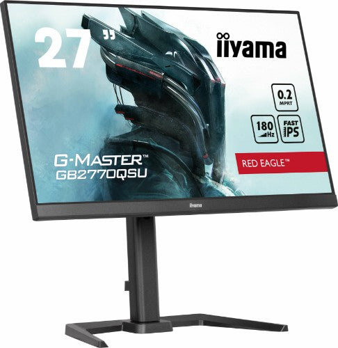 iiyama G-MASTER Unleash your full gaming potential with the Fast IPS GB2770QSU Red Eagle
