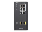 D-Link 8-Port L2 Managed Switch with 6 x 10/100/1000BaseT(X) (4 PoE) & 2 x 100/1000BaseSFP