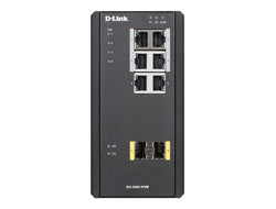 D-Link 8-Port L2 Managed Switch with 6 x 10/100/1000BaseT(X) (4 PoE) & 2 x 100/1000BaseSFP