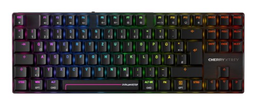 CHERRY MX 8.2 Pro TMR Wireless keyboard Gaming USB + RF Wireless + Bluetooth QWERTZ German Black