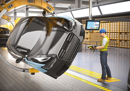 Datalogic 94S355335 handheld mobile computer 53.3 cm (21") Touchscreen Black, Silver