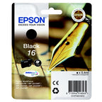 Epson C13T16214012/16 Ink cartridge black, 175 pages 5,4ml for Epson WF 2010/2660/2750