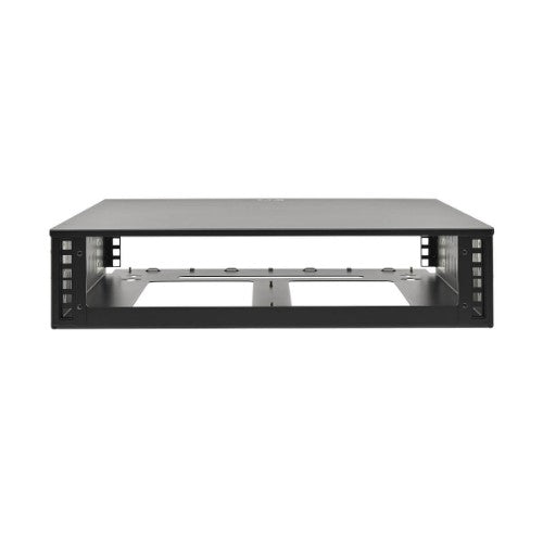 Tripp Lite SRWO2UBRKT SmartRack 2U Low-Profile Vertical-Mount Vented Wall-Mount Mini Rack Enclosure, Black