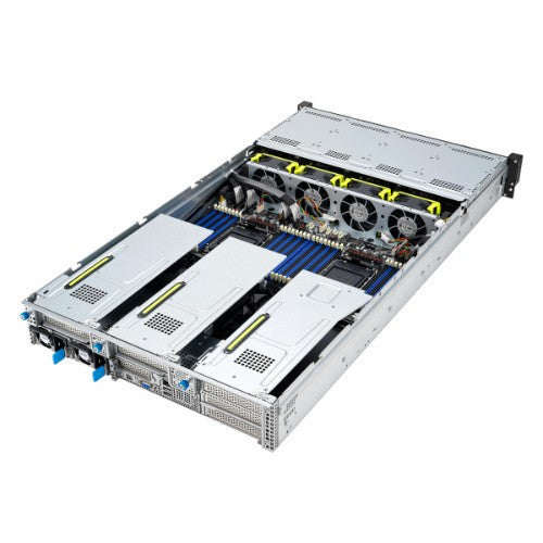 ASUS RS720-E11-RS12U Intel C741 Rack (2U) Black, Steel