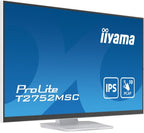 iiyama ProLite 27” Optical Bonded PCAP 10pt touchscreen monitor with IPS panel technology, edge-to-edge glass design and anti-fingerprint coating