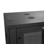StarTech.com 18U Enterprise-Grade Server Rack Cabinet Kit, 19in Enclosed 4-Post Rack with Shelf and Cable Management, 29in (75cm) Mounting Depth, 992lb (450kg) Capacity