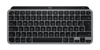Logitech MX Keys Mini For Mac keyboard Home/Office Bluetooth QWERTZ German Black, Grey
