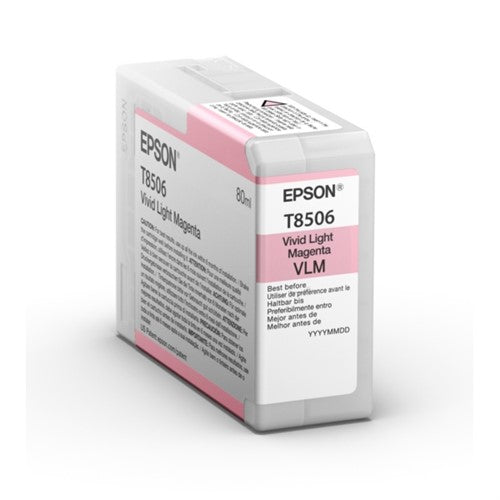Epson C13T85060N/T8506 Ink cartridge light magenta 80ml for Epson SC-P 800