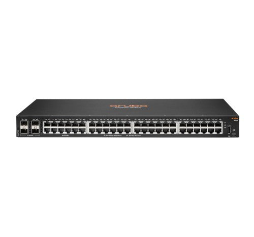 HPE Aruba Networking Aruba 6100 48G 4SFP+ Managed L3 Gigabit Ethernet (10/100/1000) 1U Black