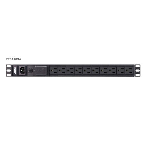 ATEN PE0110SG power distribution unit (PDU) 10 AC outlet(s) 1U Black