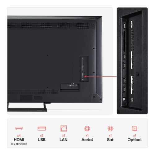 LG 55QNED93A6A.AEKQ TV 139.7 cm (55") 4K Ultra HD Smart TV Wi-Fi Black