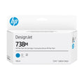 HP A24VMA/738M Ink cartridge cyan 130ml for HP DesignJet T 950/XT 950