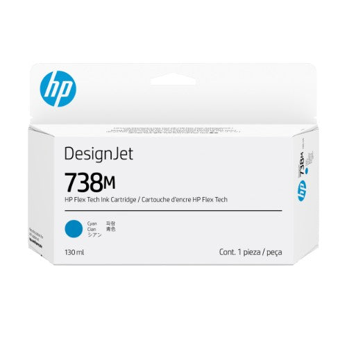 HP A24VMA/738M Ink cartridge cyan 130ml for HP DesignJet T 950/XT 950