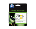 HP 3ED79A/712 Ink cartridge yellow multi pack 29ml Pack=3 for HP DesignJet T 200