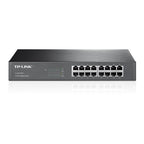 TP-Link TL-SG1016D network switch Unmanaged L2 Gigabit Ethernet (10/100/1000) Black