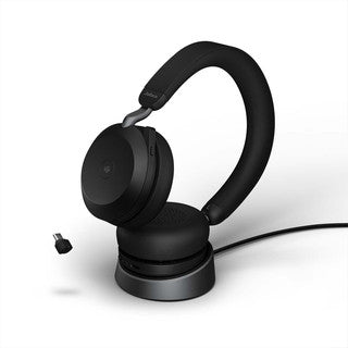Jabra Evolve2 75 - USB-C MS Teams with Desk Stand - Black