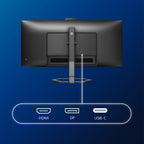 Philips 5000 series 34E1C5600HE/00 computer monitor 86.4 cm (34") 3440 x 1440 pixels 4K Ultra HD LED Black