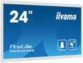 iiyama TW2424AS-W1 Signage Display Digital signage flat panel 60.5 cm (23.8") Wi-Fi 350 cd/m² 4K Ultra HD Black Touchscreen Built-in processor Android 24/7