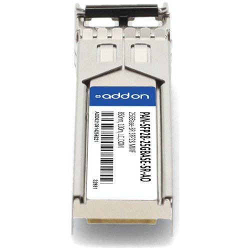 AddOn Networks PAN-SFP28-25GBASE-SR-AO network transceiver module Fiber optic 25000 Mbit/s 850 nm