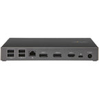 StarTech.com USB C Dock - Triple 4K Monitor USB Type-C Docking Station - 100W Power Delivery - DP 1.4 Alt Mode & DSC, 2x DisplayPort 1.4/HDMI 2.0 - 6xUSB (2x 10Gbps), SD - Windows/Chrome