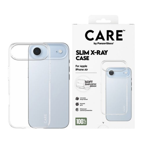 PanzerGlass CARE by ® Fashionable Case Transparent X-Ray Soft Basic iPhone Air