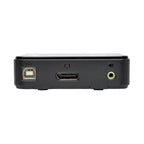Tripp Lite B004-DP2UA2-K 2-Port DisplayPort KVM Switch 4K 60 Hz with Audio, Cables and USB Peripheral Sharing