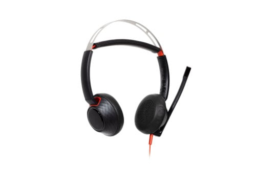 HP Poly Blackwire 5220 Stereo USB-C Headset +3.5mm Plug +USB-C/A Adapter (Bulk)