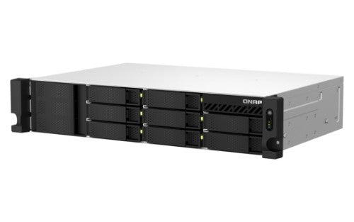 QNAP TS-864EU NAS Rack (2U) Intel® Celeron® 8 GB DDR4 0 TB QNAP Turbo System Black