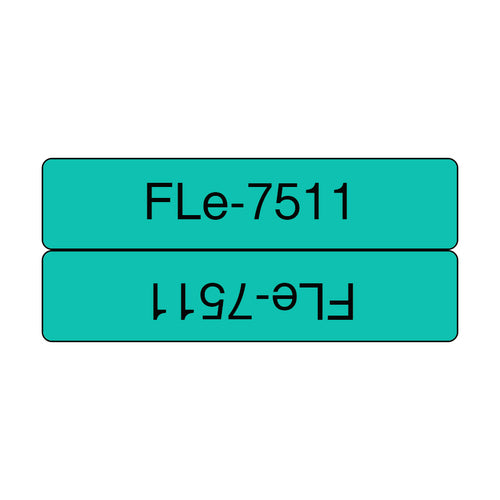 Brother FLE-7511 DirectLabel Label green 45mm x 21mm Pack=72
