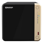 QNAP TS-464 NAS Tower Intel® Celeron® N5095 8 GB DDR4 0 TB QNAP QTS Black