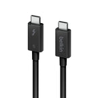 Belkin INZ005HQ1MBK Thunderbolt cable 1 m 120 Gbit/s Black
