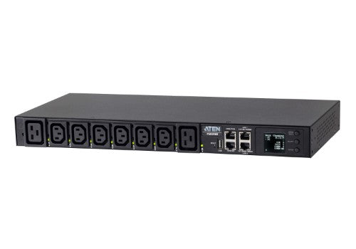 ATEN 32A 8-Outlet 1U Outlet Metered & Switched PDU + Free Eco PDU Manager Software