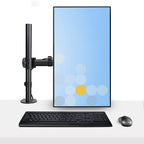 StarTech.com Laptop Desk Mount - Monitor and Laptop Mount - Displays up to 34" (17.6lb/8kg) & Laptops (4.5kg/9.9lb) - Articulating VESA Laptop Tray Arm - Clamp / Grommet Mount