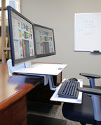 Ergotron WorkFit-S White PC Multimedia stand