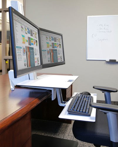 Ergotron WorkFit-S White PC Multimedia stand