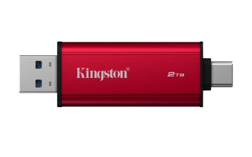 Kingston Technology 2TB Dual USB-A/C Portable SSD, Up to 1050MB/s USB 3.2 Gen 2