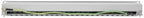 Intellinet Patch Panel, Cat6a, FTP, 24-Port, 1U, Shielded, 90° Top-Entry Punch Down Blocks, Grey