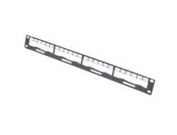 APC Data Distribution 1U Panel, Holds 4 each Data Distribution Cables for a Total of 24 Ports