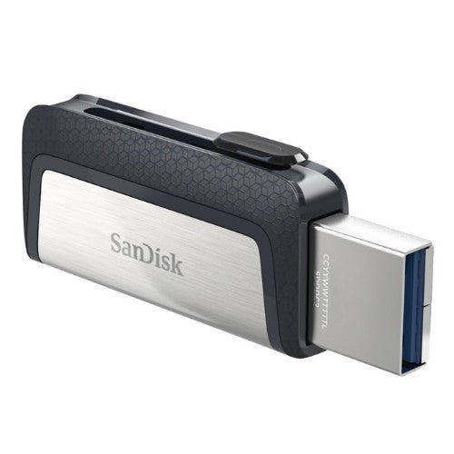 SanDisk 173338 USB flash drive 64 GB USB Type-A / USB Type-C Black, Silver