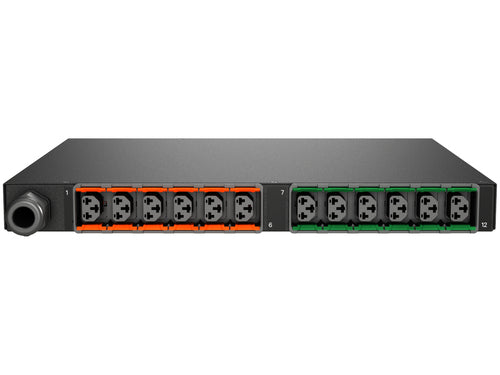 Vertiv Geist MGU5M1R6-12CF13-3PS6B2H10-S power distribution unit (PDU) 12 AC outlet(s) 0U Black