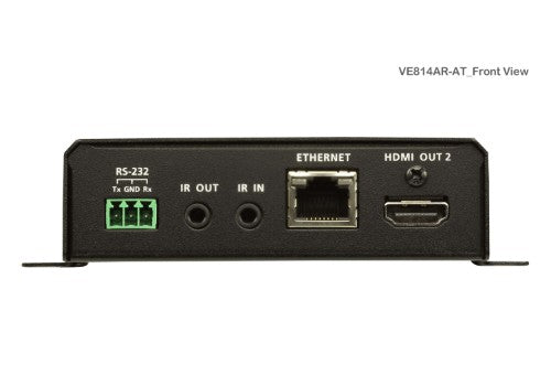 ATEN VE814AR AV extender AV receiver Black