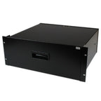 StarTech.com 4U Rack Mount Drawer - 55 lb (25 kg) - 4U Steel Storage Rack Drawer for 19" AV / Sever / Network Equipment Rack or Cabinet