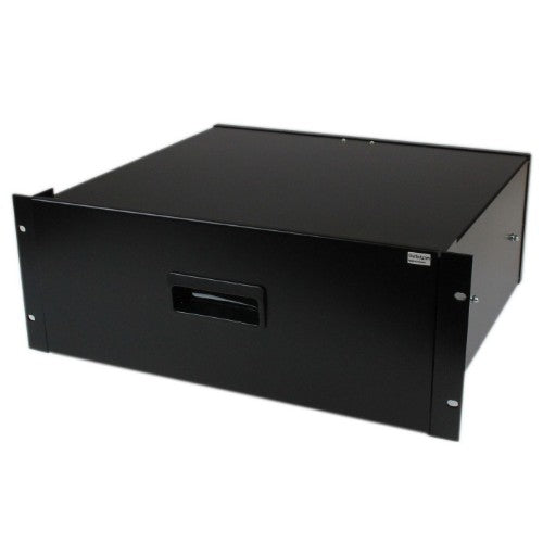StarTech.com 4U Rack Mount Drawer - 55 lb (25 kg) - 4U Steel Storage Rack Drawer for 19" AV / Sever / Network Equipment Rack or Cabinet