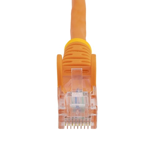 StarTech.com Cat5e Ethernet Patch Cable with Snagless RJ45 Connectors - 0.5 m, Orange