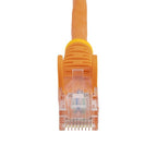 StarTech.com Cat5e Ethernet Patch Cable with Snagless RJ45 Connectors - 0.5 m, Orange