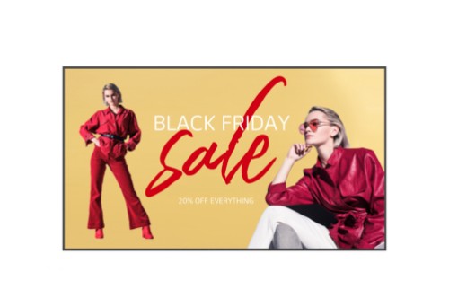 LG 98UM5K Digital signage flat panel 2.49 m (98") LCD Wi-Fi 500 cd/m² 4K Ultra HD Black WebOS 16/7