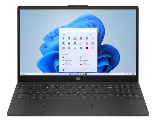 HP 15-fd0060na Intel® Core™ i3 i3-N305 Laptop 39.6 cm (15.6") Full HD 4 GB DDR4-SDRAM Wi-Fi 6 (802.11ax) Windows 11 Home in S mode Black