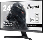 iiyama G-MASTER Get ahead with the G2445HSU Black Hawk monitor with IPS Panel Technology and 1ms MPRT