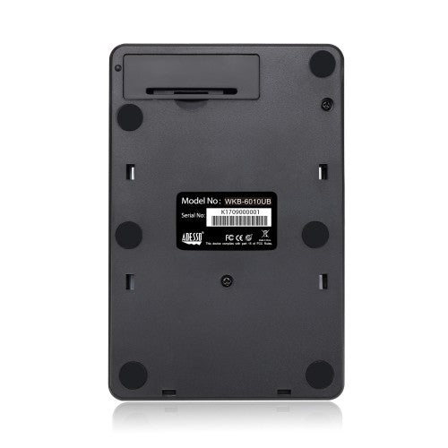 Adesso WKB-6010UB - Wireless Spill Resistant 18-Key Numeric Keypad